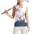 Patriot Day 911 Memorial Women Sleeveless Polo Shirt American Flag and New York City Skyline Design - Wonder Print Shop