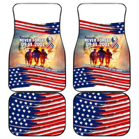 911 Memorial Patriot Day Car Mats American Flag and Soldier Tribute Never Forget - Wonder Print Shop