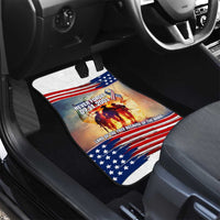 911 Memorial Patriot Day Car Mats American Flag and Soldier Tribute Never Forget - Wonder Print Shop