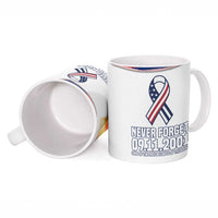 911 Memorial Patriot Day Ceramic Mug American Flag and Soldier Tribute Never Forget - Wonder Print Shop