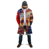 911 Memorial Patriot Day Cloak American Flag and Soldier Tribute Never Forget - Wonder Print Shop