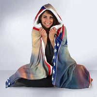 911 Memorial Patriot Day Hooded Blanket American Flag and Soldier Tribute Never Forget - Wonder Print Shop