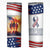 911 Memorial Patriot Day Skinny Tumbler American Flag and Soldier Tribute Never Forget - Wonder Print Shop