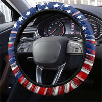911 Memorial Patriot Day Steering Wheel Cover American Flag and Soldier Tribute Never Forget - Wonder Print Shop