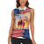 911 Memorial Patriot Day Women Sleeveless Polo Shirt American Flag and Soldier Tribute Never Forget - Wonder Print Shop