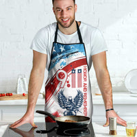 Patriot Day 911 Memorial Apron American Flag and Angel Soldier Honor and Remember - Wonder Print Shop