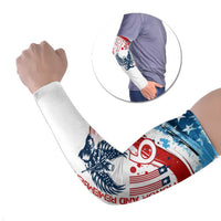 Patriot Day 911 Memorial Arm Sleeves American Flag and Angel Soldier Honor and Remember - Wonder Print Shop