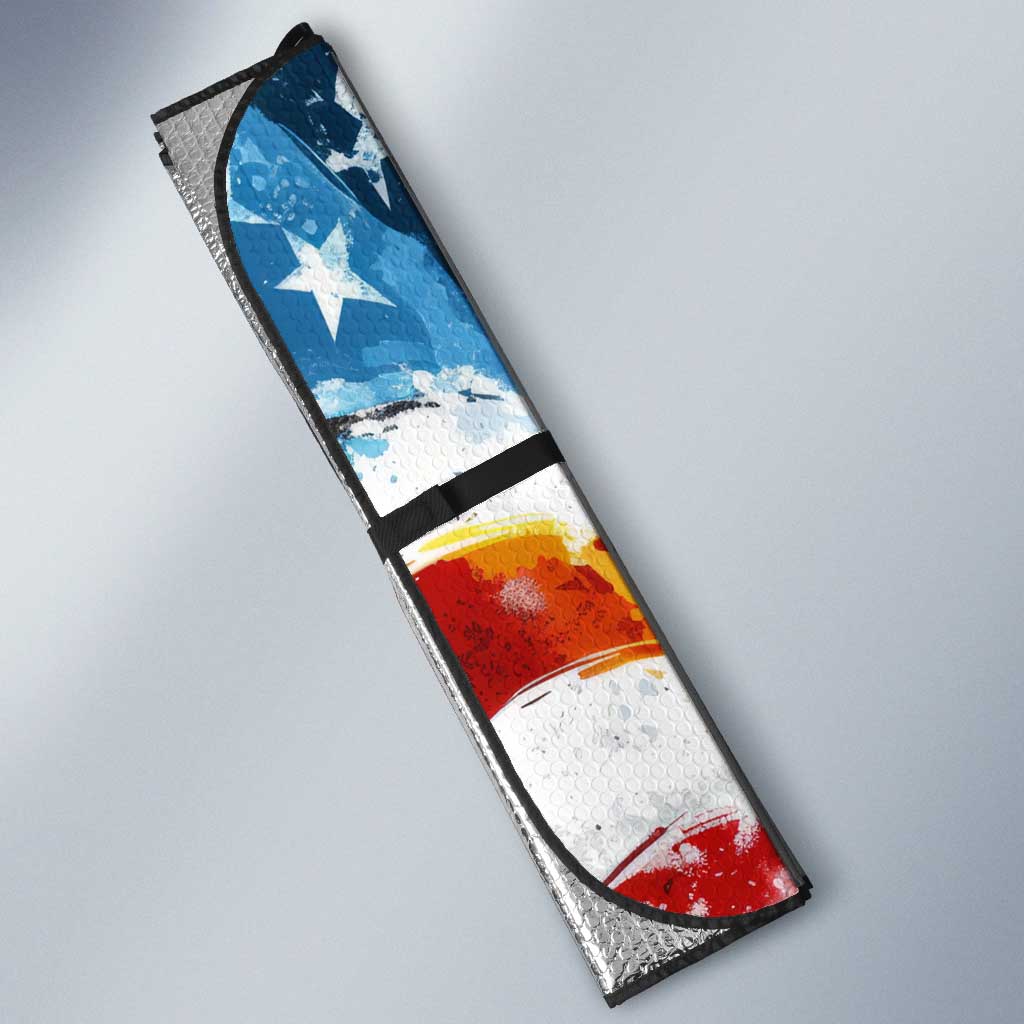 Patriot Day 911 Memorial Auto Sun Shade American Flag and Angel Soldier Honor and Remember - Wonder Print Shop
