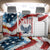 Patriot Day 911 Memorial Back Car Seat Cover American Flag and Angel Soldier Honor and Remember - Wonder Print Shop