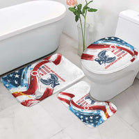 Patriot Day 911 Memorial Bathroom Set American Flag and Angel Soldier Honor and Remember - Wonder Print Shop