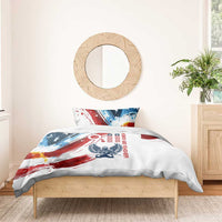 Patriot Day 911 Memorial Bedding Set American Flag and Angel Soldier Honor and Remember - Wonder Print Shop