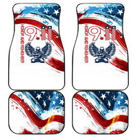 Patriot Day 911 Memorial Car Mats American Flag and Angel Soldier Honor and Remember - Wonder Print Shop