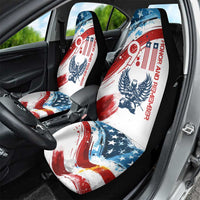 Patriot Day 911 Memorial Car Seat Cover American Flag and Angel Soldier Honor and Remember - Wonder Print Shop