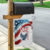 Patriot Day 911 Memorial Garden Flag American Flag and Angel Soldier Honor and Remember - Wonder Print Shop