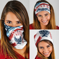 Patriot Day 911 Memorial Neck Gaiter American Flag and Angel Soldier Honor and Remember TS04