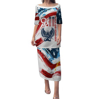Patriot Day 911 Memorial Puletasi American Flag and Angel Soldier Honor and Remember - Wonder Print Shop