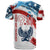 Patriot Day 911 Memorial T Shirt American Flag and Angel Soldier Honor and Remember - Wonder Print Shop