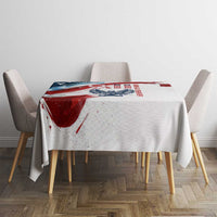 Patriot Day 911 Memorial Tablecloth American Flag and Angel Soldier Honor and Remember - Wonder Print Shop