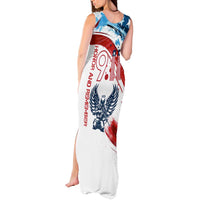Patriot Day 911 Memorial Tank Maxi Dress American Flag and Angel Soldier Honor and Remember - Wonder Print Shop