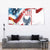 Patriot Day 911 Memorial Tapestry American Flag and Angel Soldier Honor and Remember - Wonder Print Shop