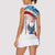 Patriot Day 911 Memorial Women Sleeveless Polo Shirt American Flag and Angel Soldier Honor and Remember - Wonder Print Shop