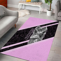 Aphrodite Greek Goddess Area Rug Classical Mythology Floral Statue Art