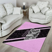 Aphrodite Greek Goddess Area Rug Classical Mythology Floral Statue Art