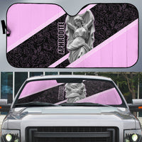 Aphrodite Greek Goddess Auto Sun Shade Classical Mythology Floral Statue Art