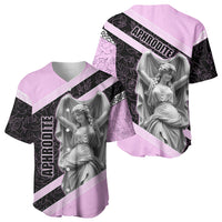 Aphrodite Greek Goddess Baseball Jersey Classical Mythology Floral Statue Art