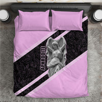 Aphrodite Greek Goddess Bedding Set Classical Mythology Floral Statue Art