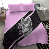Aphrodite Greek Goddess Bedding Set Classical Mythology Floral Statue Art
