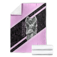 Aphrodite Greek Goddess Blanket Classical Mythology Floral Statue Art