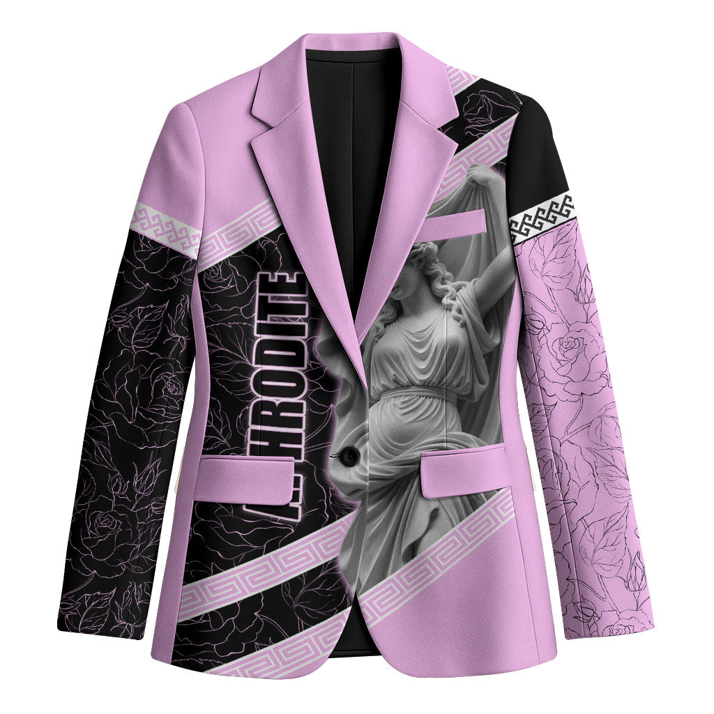 Aphrodite Greek Goddess Blazer Classical Mythology Floral Statue Art