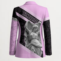 Aphrodite Greek Goddess Blazer Classical Mythology Floral Statue Art