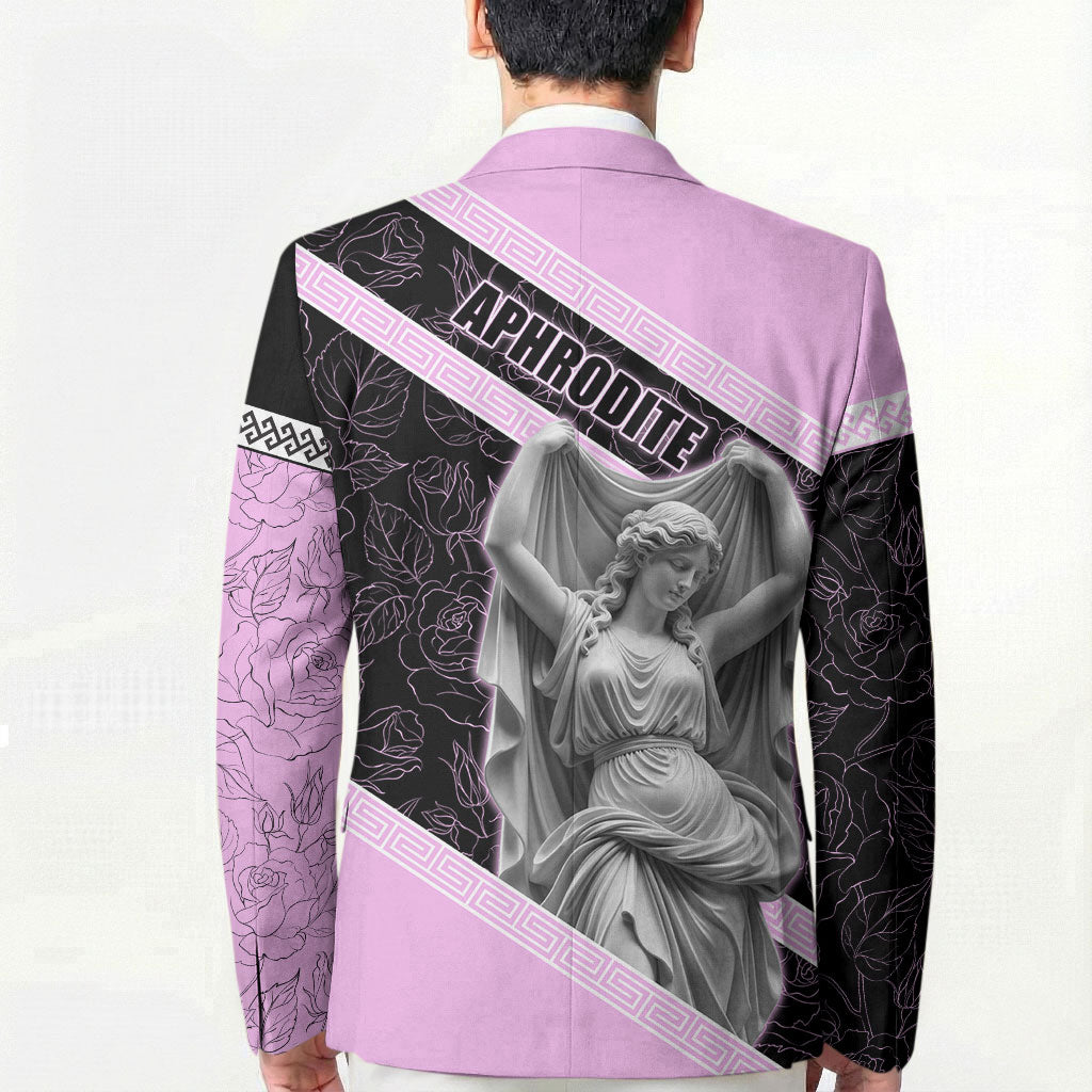 Aphrodite Greek Goddess Blazer Classical Mythology Floral Statue Art