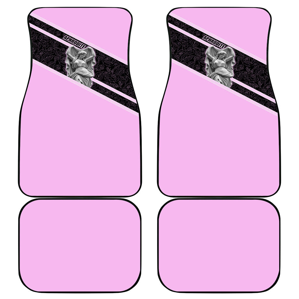 Aphrodite Greek Goddess Car Mats Classical Mythology Floral Statue Art
