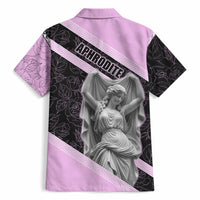 Aphrodite Greek Goddess Hawaiian Shirt Classical Mythology Floral Statue Art