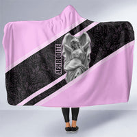 Aphrodite Greek Goddess Hooded Blanket Classical Mythology Floral Statue Art