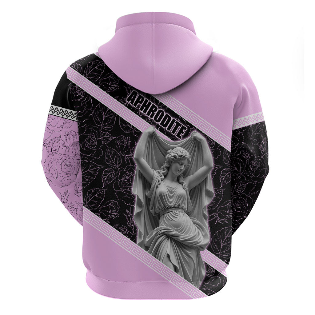 Aphrodite Greek Goddess Hoodie Classical Mythology Floral Statue Art