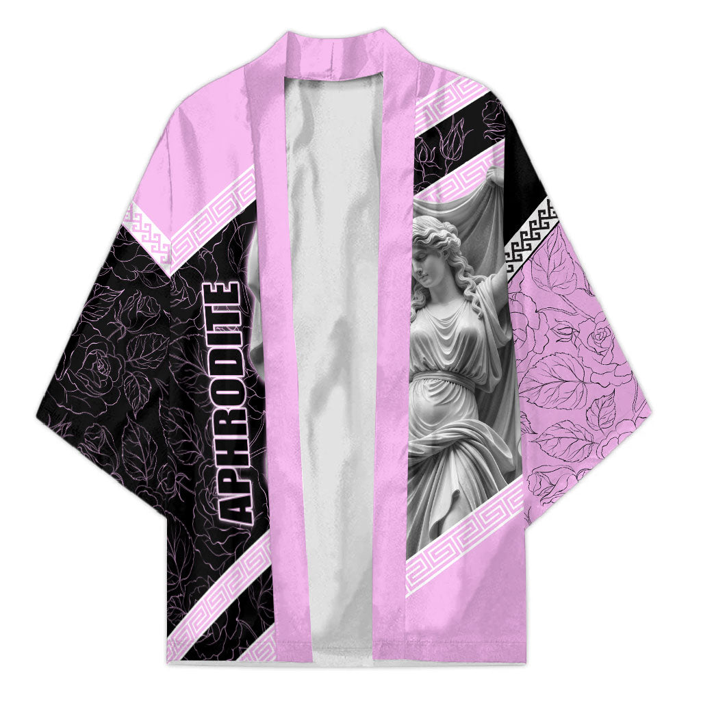 Aphrodite Greek Goddess Kimono Classical Mythology Floral Statue Art