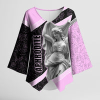 Aphrodite Greek Goddess Kimono Sleeve Blouse Classical Mythology Floral Statue Art