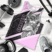 Aphrodite Greek Goddess Men Tank Top Classical Mythology Floral Statue Art