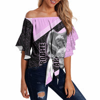Aphrodite Greek Goddess Off Shoulder Wrap Waist Top Classical Mythology Floral Statue Art