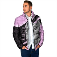Aphrodite Greek Goddess Padded Jacket Classical Mythology Floral Statue Art