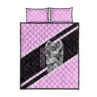Aphrodite Greek Goddess Quilt Bed Set Classical Mythology Floral Statue Art