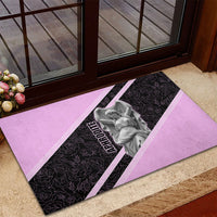 Aphrodite Greek Goddess Rubber Doormat Classical Mythology Floral Statue Art