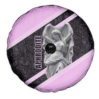 Aphrodite Greek Goddess Spare Tire Cover Classical Mythology Floral Statue Art