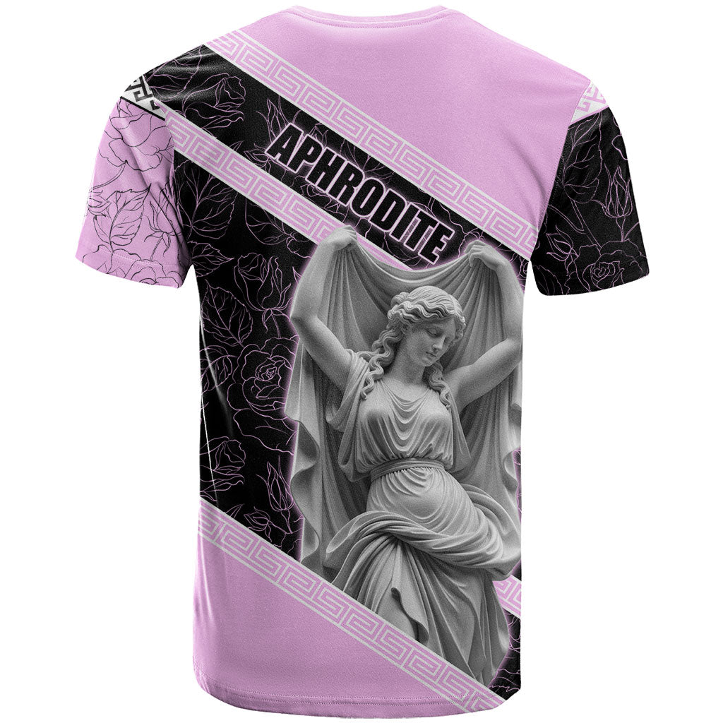 Aphrodite Greek Goddess T Shirt Classical Mythology Floral Statue Art