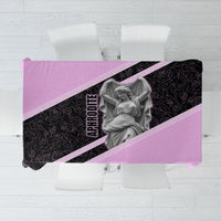Aphrodite Greek Goddess Tablecloth Classical Mythology Floral Statue Art