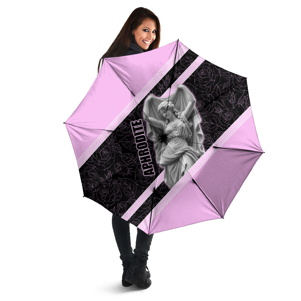 Aphrodite Greek Goddess Umbrella Classical Mythology Floral Statue Art